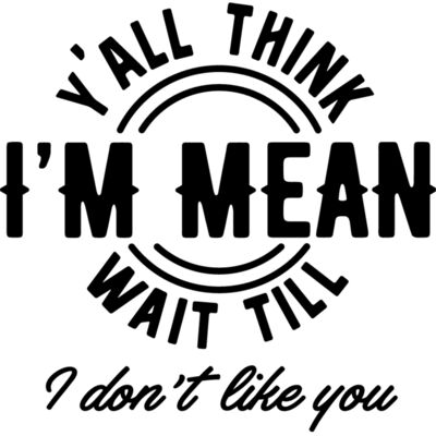 Yall think Im mean Thumbnail