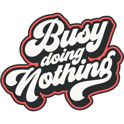 Busy doing nothing SVG Thumbnail