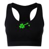TriDri® seamless '3D fit' multi-sport sculpt solid colour bra Thumbnail