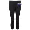 Women's TriDri® recycled performance leggings 3/4 length Thumbnail