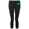 Women's TriDri® recycled performance leggings 3/4 length Thumbnail