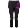 Women's TriDri® recycled performance leggings 3/4 length Thumbnail