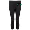Women's TriDri® recycled performance leggings 3/4 length Thumbnail
