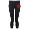 Women's TriDri® recycled performance leggings 3/4 length Thumbnail
