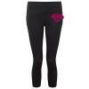 Women's TriDri® recycled performance leggings 3/4 length Thumbnail