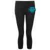 Women's TriDri® recycled performance leggings 3/4 length Thumbnail
