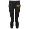 Women's TriDri® recycled performance leggings 3/4 length Thumbnail