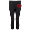 Women's TriDri® recycled performance leggings 3/4 length Thumbnail