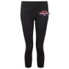 Women's TriDri® recycled performance leggings 3/4 length Thumbnail