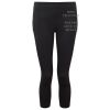 Women's TriDri® recycled performance leggings 3/4 length Thumbnail