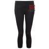 Women's TriDri® recycled performance leggings 3/4 length Thumbnail