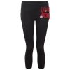Women's TriDri® recycled performance leggings 3/4 length Thumbnail