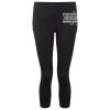 Women's TriDri® recycled performance leggings 3/4 length Thumbnail