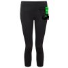Women's TriDri® recycled performance leggings 3/4 length Thumbnail