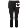 Women's TriDri® recycled performance leggings 3/4 length Thumbnail
