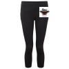 Women's TriDri® recycled performance leggings 3/4 length Thumbnail