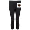 Women's TriDri® recycled performance leggings 3/4 length Thumbnail