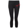 Women's TriDri® recycled performance leggings 3/4 length Thumbnail