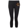 Women's TriDri® recycled performance leggings 3/4 length Thumbnail