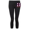 Women's TriDri® recycled performance leggings 3/4 length Thumbnail