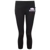 Women's TriDri® recycled performance leggings 3/4 length Thumbnail