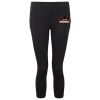 Women's TriDri® recycled performance leggings 3/4 length Thumbnail