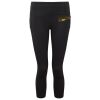 Women's TriDri® recycled performance leggings 3/4 length Thumbnail