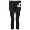 Women's TriDri® recycled performance leggings 3/4 length Thumbnail