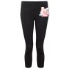 Women's TriDri® recycled performance leggings 3/4 length Thumbnail