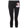 Women's TriDri® recycled performance leggings 3/4 length Thumbnail