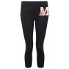 Women's TriDri® recycled performance leggings 3/4 length Thumbnail