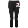 Women's TriDri® recycled performance leggings 3/4 length Thumbnail