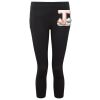 Women's TriDri® recycled performance leggings 3/4 length Thumbnail