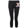 Women's TriDri® recycled performance leggings 3/4 length Thumbnail
