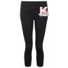 Women's TriDri® recycled performance leggings 3/4 length Thumbnail
