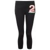 Women's TriDri® recycled performance leggings 3/4 length Thumbnail