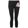 Women's TriDri® recycled performance leggings 3/4 length Thumbnail
