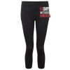 Women's TriDri® recycled performance leggings 3/4 length Thumbnail