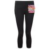Women's TriDri® recycled performance leggings 3/4 length Thumbnail