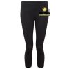 Women's TriDri® recycled performance leggings 3/4 length Thumbnail