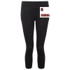 Women's TriDri® recycled performance leggings 3/4 length Thumbnail