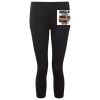Women's TriDri® recycled performance leggings 3/4 length Thumbnail