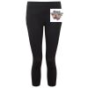 Women's TriDri® recycled performance leggings 3/4 length Thumbnail