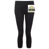 Women's TriDri® recycled performance leggings 3/4 length Thumbnail