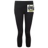 Women's TriDri® recycled performance leggings 3/4 length Thumbnail