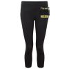 Women's TriDri® recycled performance leggings 3/4 length Thumbnail
