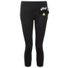 Women's TriDri® recycled performance leggings 3/4 length Thumbnail