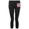 Women's TriDri® recycled performance leggings 3/4 length Thumbnail
