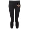 Women's TriDri® recycled performance leggings 3/4 length Thumbnail