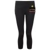 Women's TriDri® recycled performance leggings 3/4 length Thumbnail